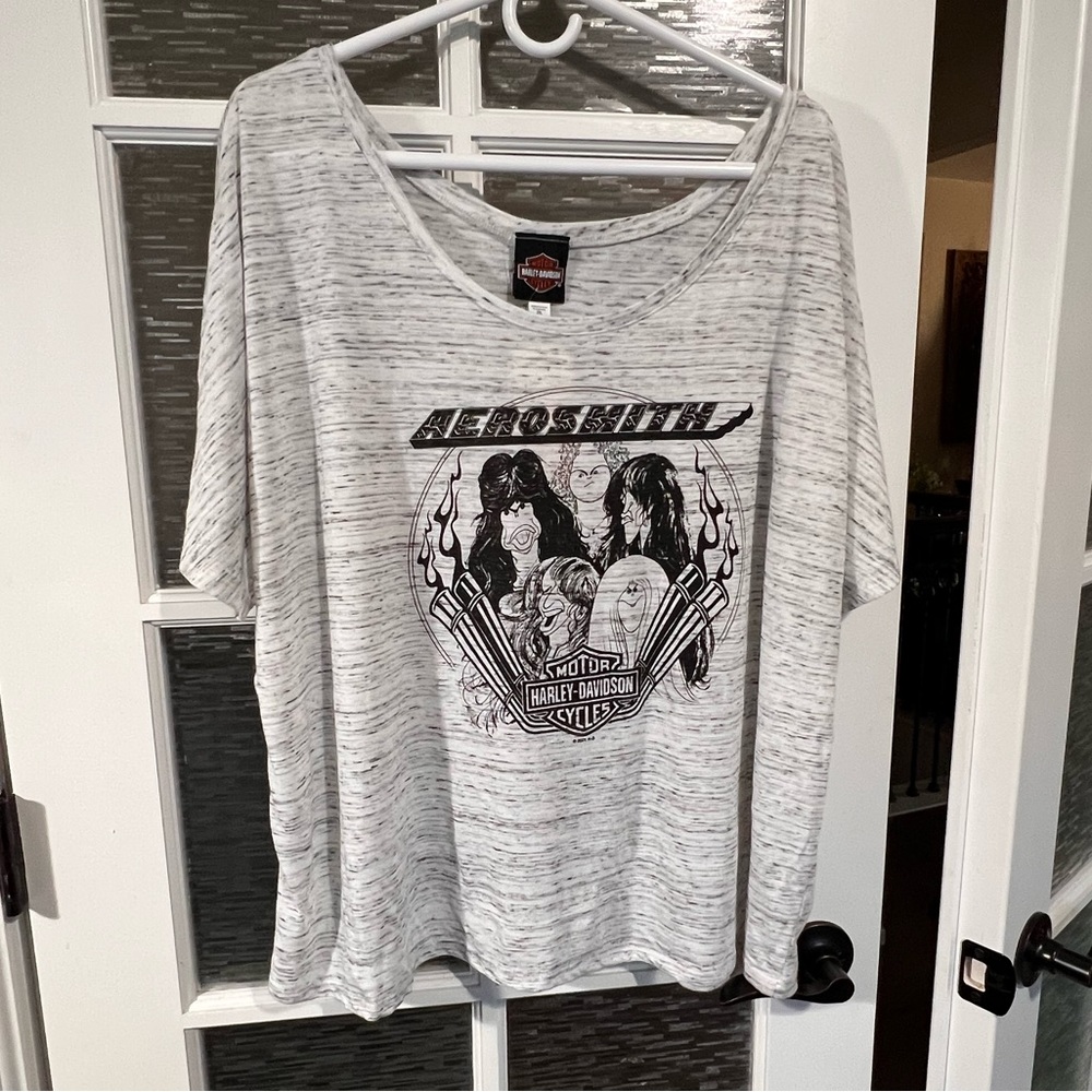 NWT Aerosmith/Harley Davidson Tshirt